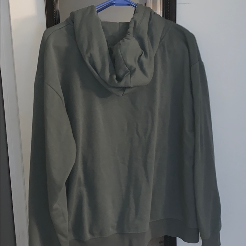 H&M olive green hoodie - Picture 2 of 2